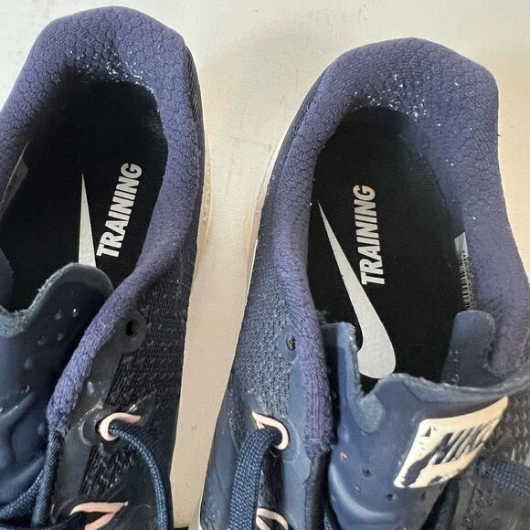 Nike Womens Metcon 4 Training 924593-402 Blue White Running Shoe Sneaker Size 11 - Picture 7 of 12